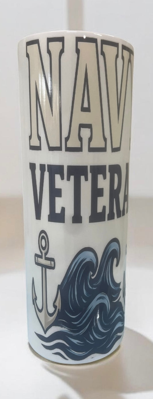 Navy Vet. Tumbler